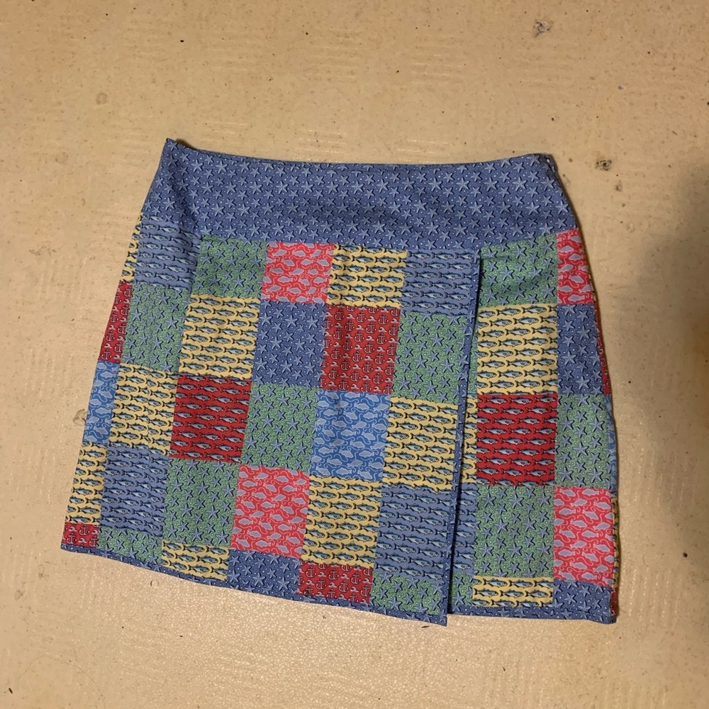 Vineyard Vines women’s size 6 cotton ocean print mini skirt